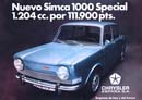 1972 - SIMCA 1000 SPECIAL