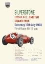 1960 - GRAND PRIX RAC SILVERSTONE