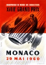 1960 - GRAND PRIX MONACO POSTER