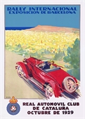 1929 - RALLY EXPOSICION INTER. BARCELONA RACC 