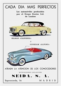 1954 - HILLMAN & SUNBEAM, ROOTES, SEIDA