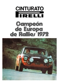 1972 - PIRELLI CTO. EUROPA RALLYS,124 SPIDER ABARTH