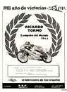 1981 - MOTUL, TAVERVALL, BULTACO, RICARDO TORMO