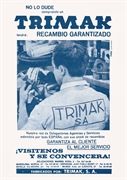 1965 - TRIMAK 'RECAMBIO GARANTIZADO'