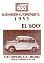 1955 - FIAT 600 'SENSACION'