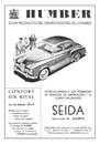 1955 - HUMBER HAWK, ROOTES, SEIDA