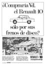 1967 - RENAULT 10 'FRENOS'