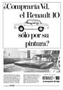 1967 - RENAULT 10 'PINTURA'