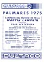 1975 - BULTACO TRIUNFOS PALMARES