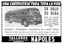 1954 - TALLERES NAPOLES BUS PEGASO (NAZAR) - 1