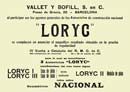 1922 - LORYC TRIUNFO VOLTA           